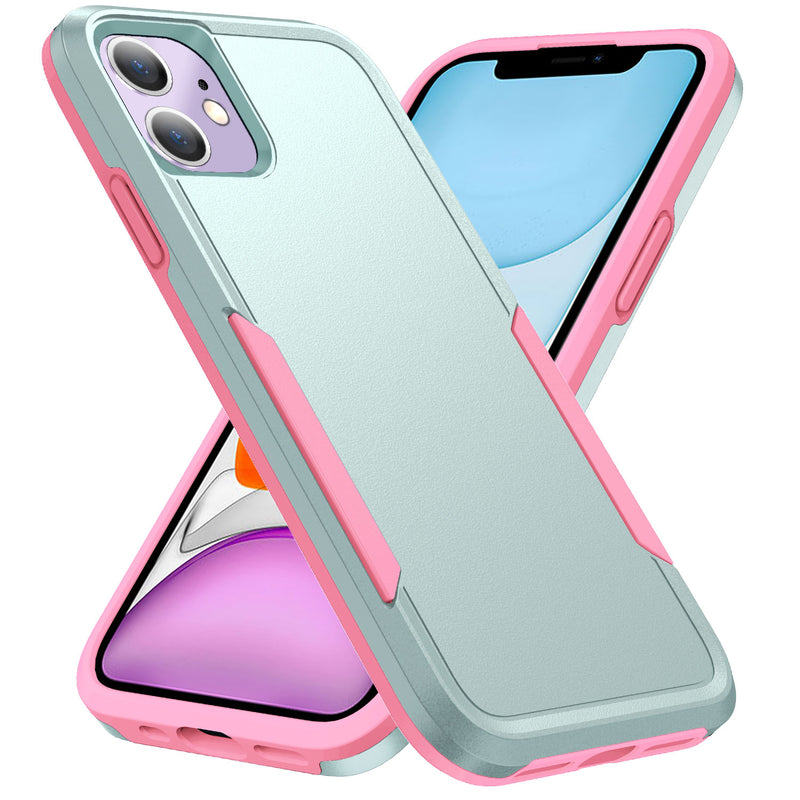 Load image into Gallery viewer, CLICK Impact Series iPhone 11 Case - Aqua Pink
