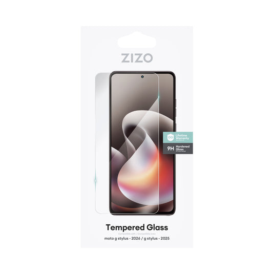 ZIZO TEMPERED GLASS Screen Protector for moto g stylus - 2026 / 2025 - Clear