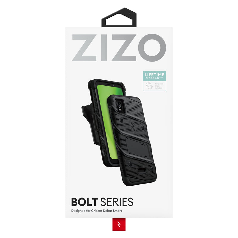 Load image into Gallery viewer, ZIZO BOLT Bundle Cricket Debut Smart Case - Black
