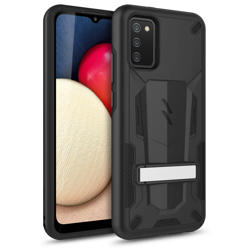 Load image into Gallery viewer, ZIZO TRANSFORM Series Galaxy A02s Case - Black
