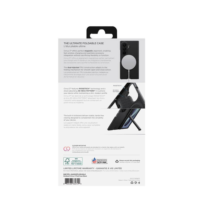 Load image into Gallery viewer, Nimbus9 Cirrus 3 Galaxy Z Fold8 Ultra MagSafe Case with Hinge Protection - Black
