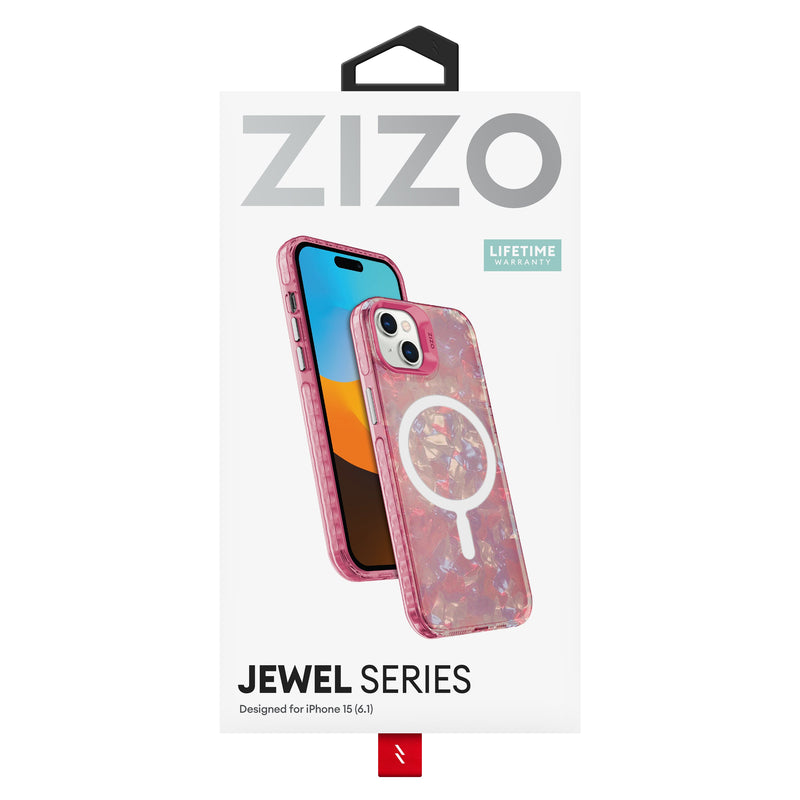 Load image into Gallery viewer, ZIZO JEWEL Series iPhone 15 MagSafe Case - Blossom

