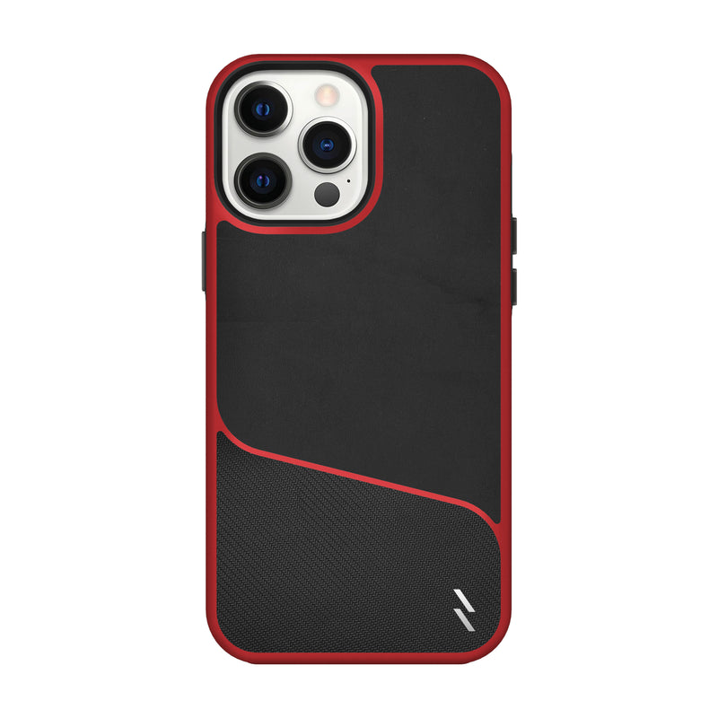 Load image into Gallery viewer, ZIZO DIVISION Series iPhone 13 Pro Max Case - Black &amp; Red
