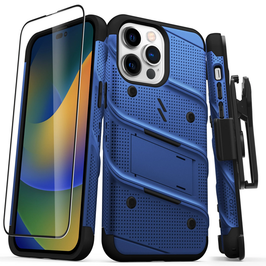 ZIZO BOLT Bundle iPhone 14 Pro Max (6.7) Case - Blue