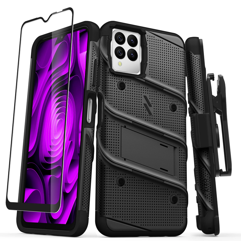 Load image into Gallery viewer, ZIZO BOLT Bundle T-Mobile REVVL 6 Pro 5G Case - Black
