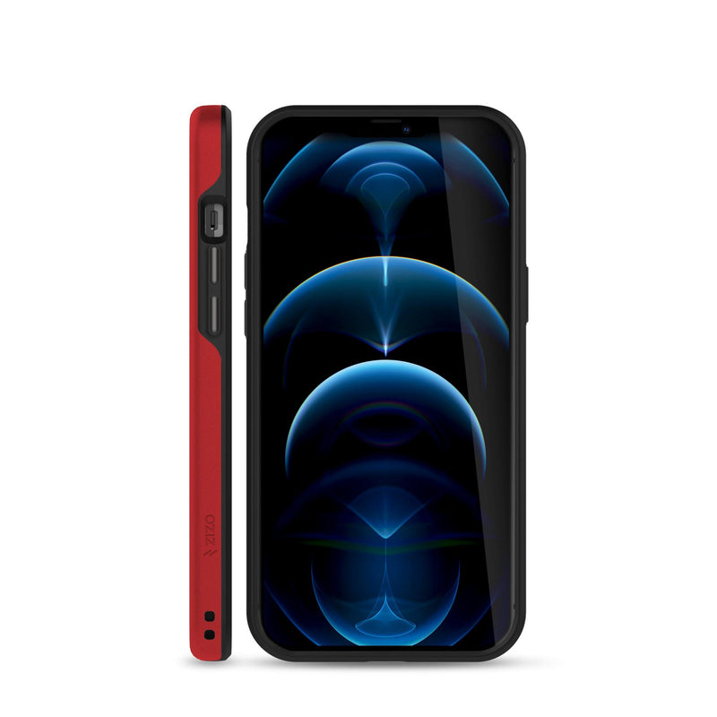 Load image into Gallery viewer, ZIZO DIVISION Series iPhone 12 Pro Max Case - Black &amp; Red
