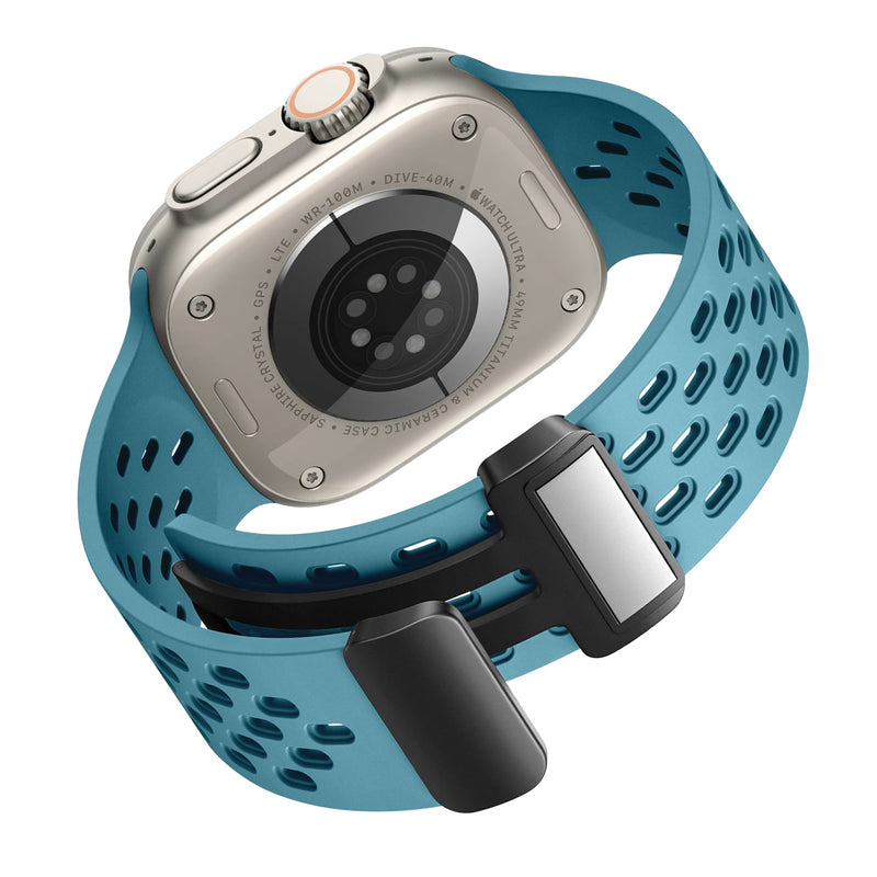 Load image into Gallery viewer, Nimbus9 FlexFit Sport Band for Apple Watch 44/45/46/49mm - Storm Blue
