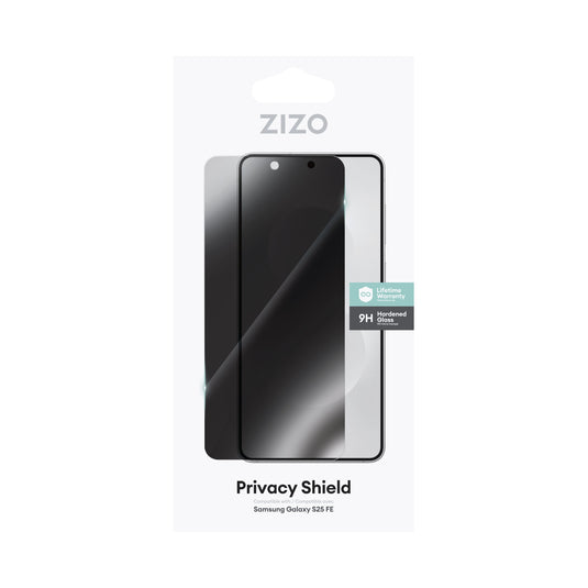 ZIZO PRIVACY Tempered Glass Screen Protector for Galaxy S25 FE - Privacy