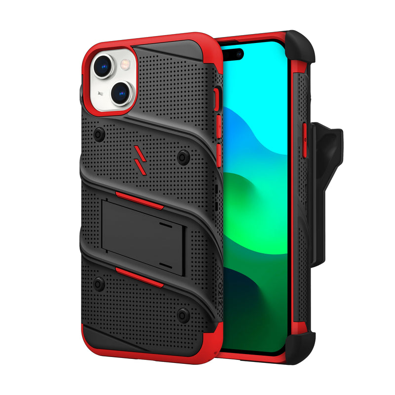 Load image into Gallery viewer, ZIZO BOLT Bundle iPhone 15 Plus Case - Red
