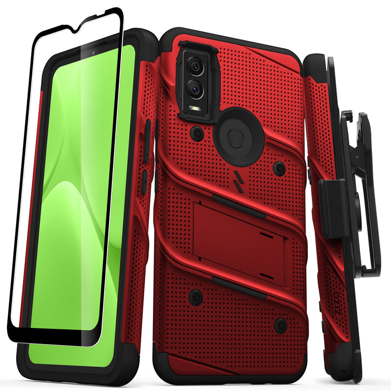 Load image into Gallery viewer, ZIZO BOLT Bundle Cricket Innovate E 5G Case - Red
