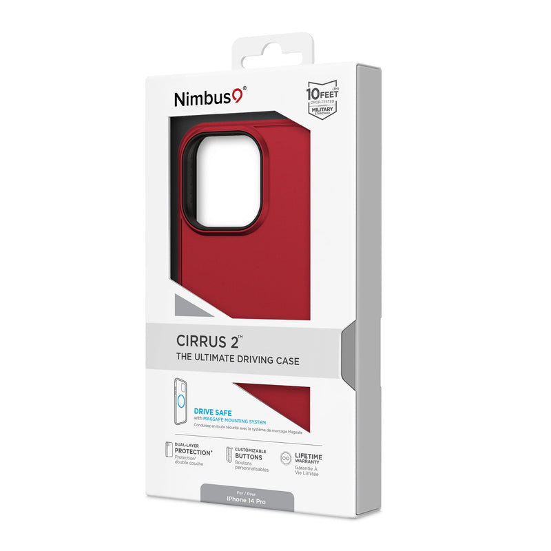 Load image into Gallery viewer, Nimbus9 Cirrus 2 iPhone 14 Pro Case - Crimson
