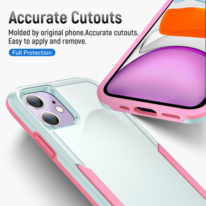 Load image into Gallery viewer, CLICK Impact Series iPhone 11 Case - Aqua Pink
