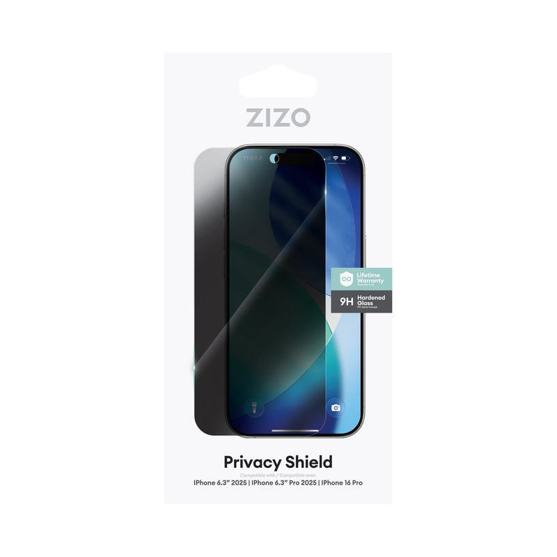 Load image into Gallery viewer, ZIZO PRIVACY Tempered Glass Screen Protector for iPhone 17 Pro - Privacy

