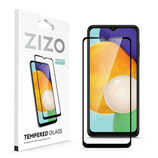 ZIZO TEMPERED GLASS Screen Protector for Galaxy A13 / A13 5G - Black