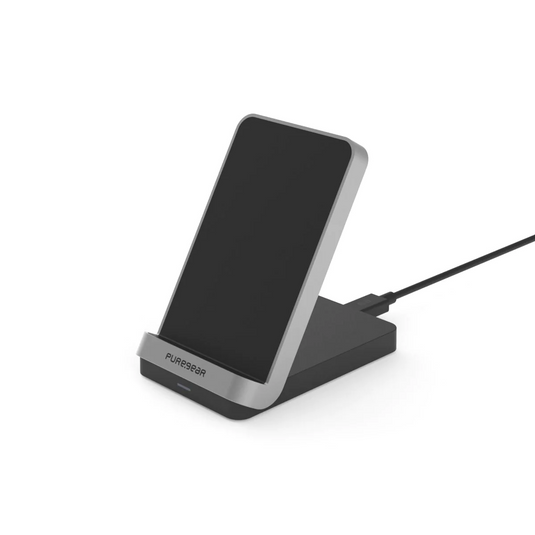 PureGear 7.5/10W Wireless Charging Stand - Black