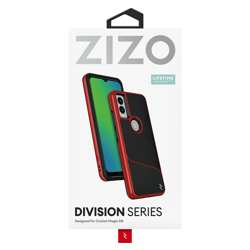 Load image into Gallery viewer, ZIZO DIVISION Series Cricket Magic 5G Case - Black &amp; Red
