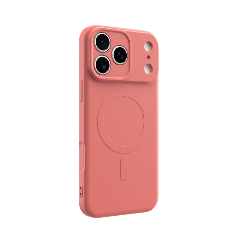 Load image into Gallery viewer, CLICK Slim Silicone MagSafe Series iPhone 17 Pro Max Case - Orange
