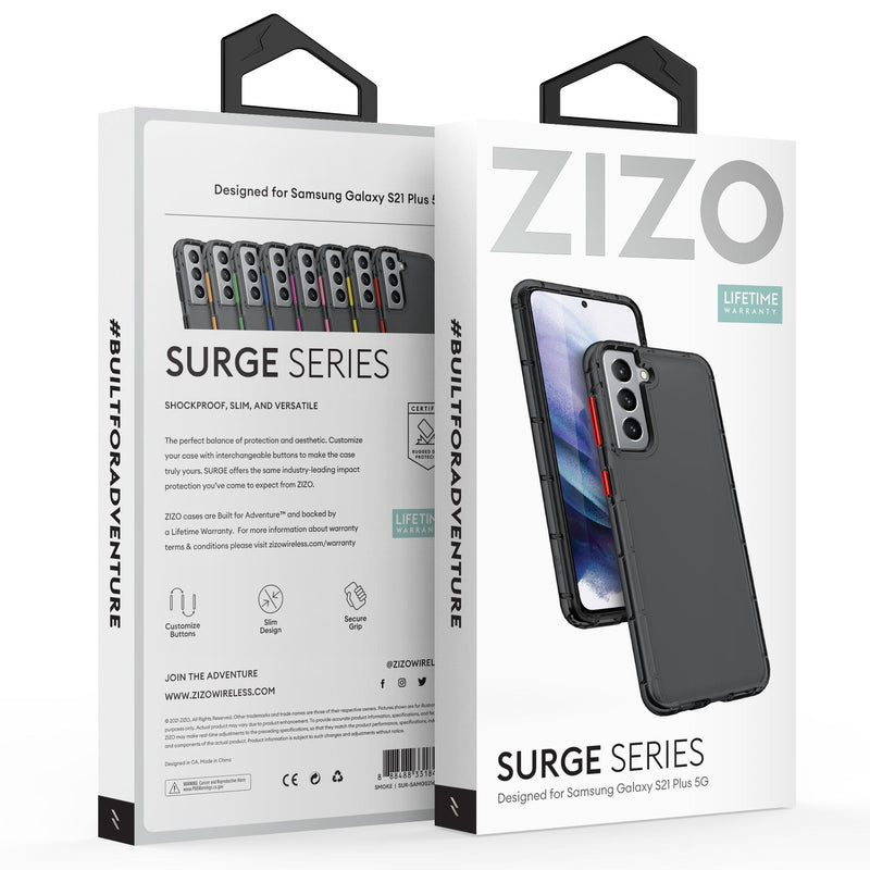 Load image into Gallery viewer, ZIZO SURGE Series Galaxy S21+ 5G Case - Smoke
