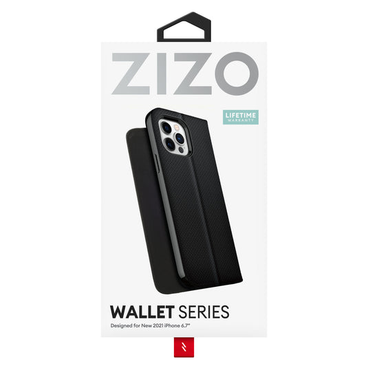 ZIZO WALLET Series iPhone 13 Pro Max Case - Black