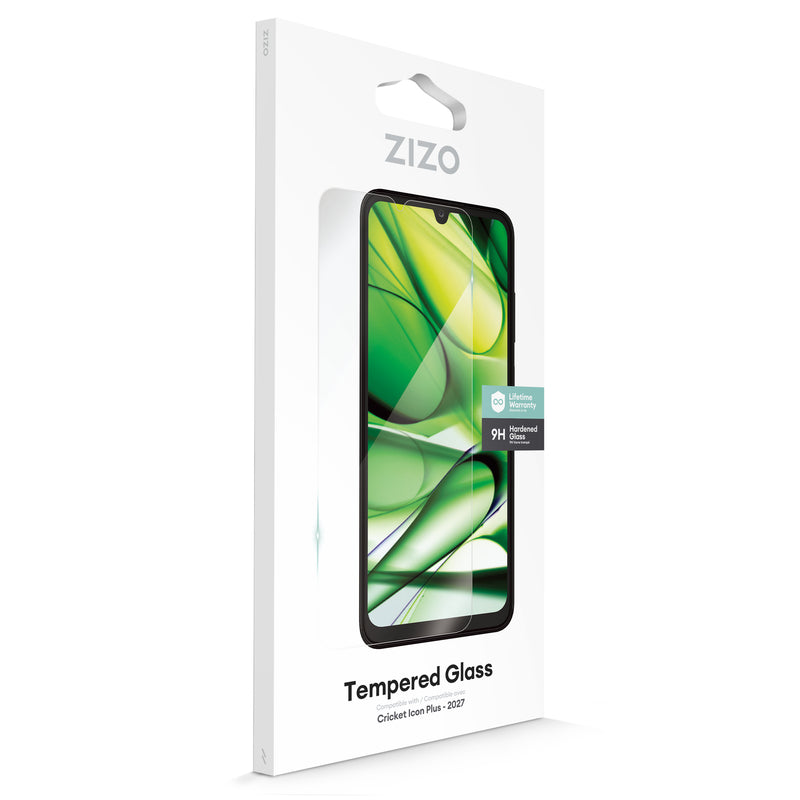 Load image into Gallery viewer, ZIZO TEMPERED GLASS Screen Protector for Cricket Icon Plus 2027 - Clear
