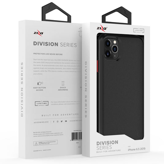 ZIZO DIVISION Series iPhone 11 Pro Max Case (Black)