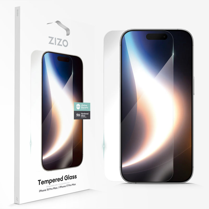 Load image into Gallery viewer, ZIZO Lightning Shield iPhone 18 Pro Max Tempered Glass Screen Protector - Clear
