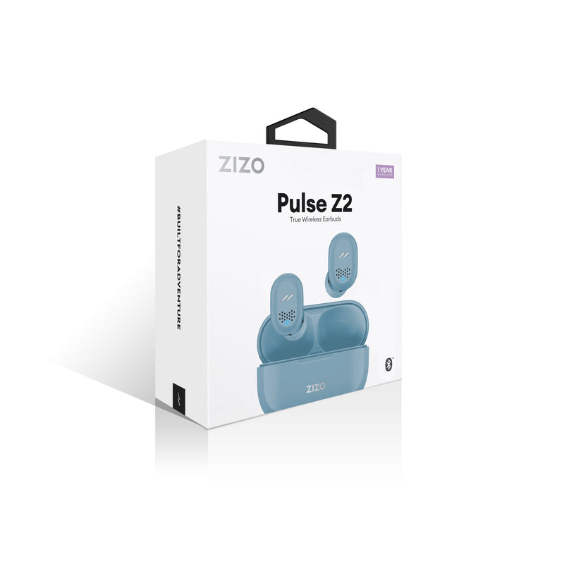 Load image into Gallery viewer, ZIZO PULSE Z2 True Wireless Earbuds with Charging Case - Powder Blue
