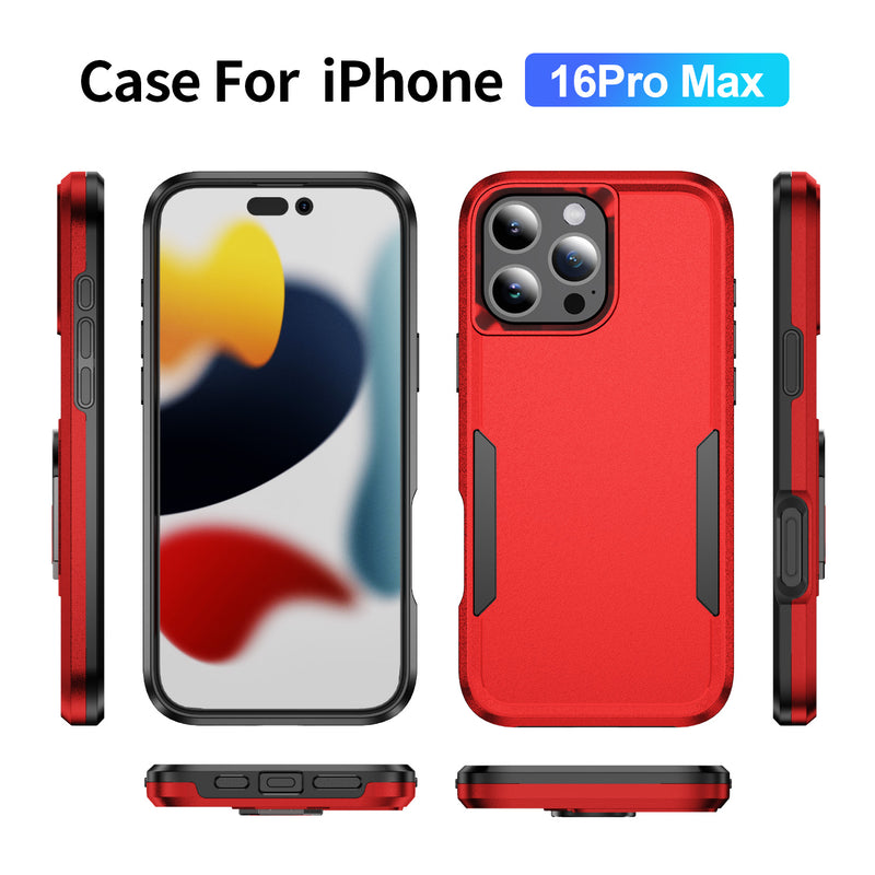 Load image into Gallery viewer, CLICK Impact MagSafe Series iPhone 16 Pro Max Case - Red Black
