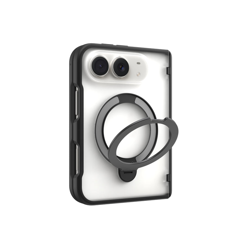 Load image into Gallery viewer, CLICK Fusion Fold Series iPhone Duo Case - Clear
