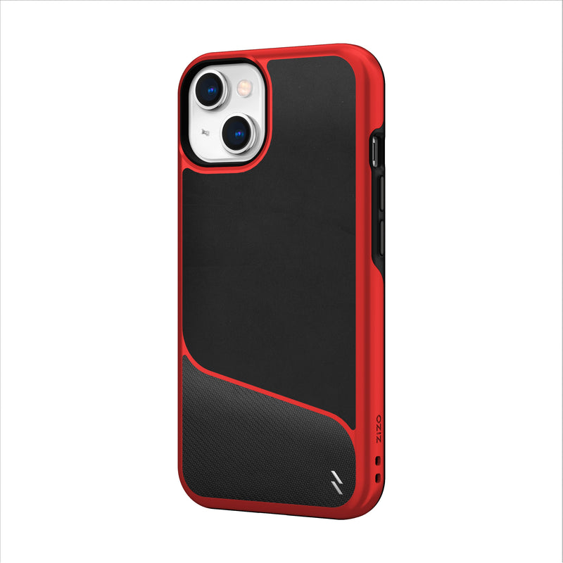 Load image into Gallery viewer, ZIZO DIVISION Series iPhone 14 (6.1) Case - Black &amp; Red
