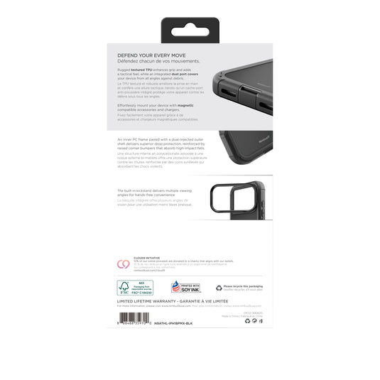 Nimbus9 Atmos with Holster iPhone 18 Pro Max / 17 Pro Max MagSafe Case - Black