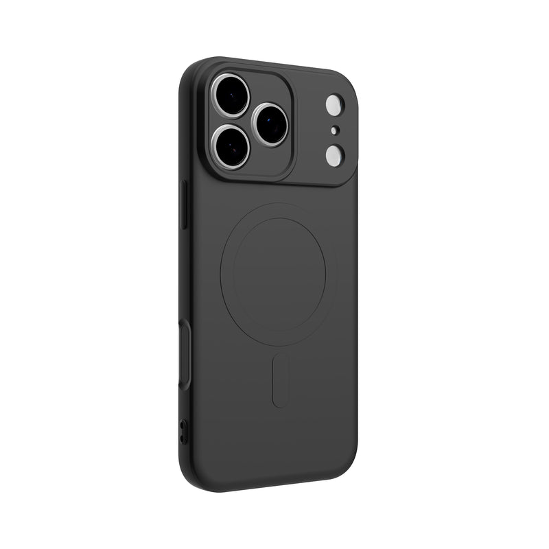 Load image into Gallery viewer, CLICK Slim Silicone MagSafe Series iPhone 17 Pro Max Case - Black
