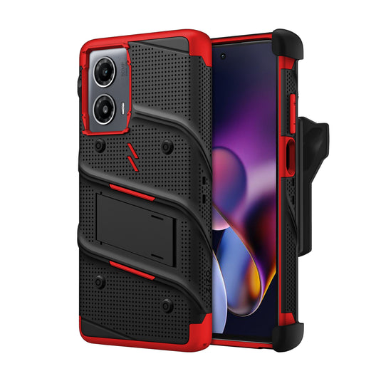 ZIZO BOLT Bundle moto g stylus 5G (2024) Case - Black / Red