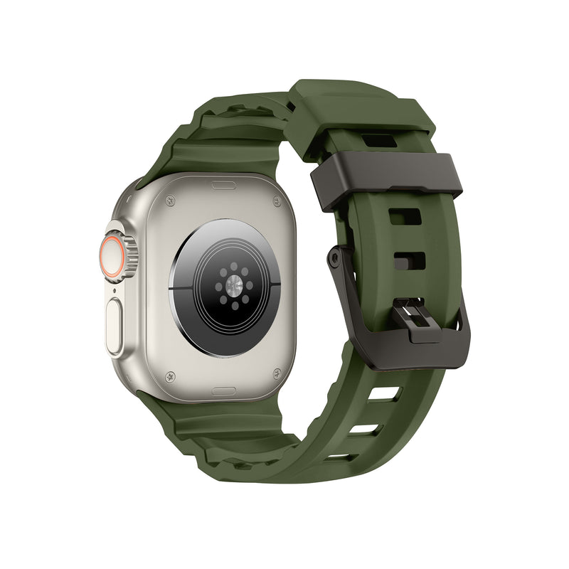 Load image into Gallery viewer, Nimbus9 RidgeFit Rugged Sport Band for Apple Watch 44/45/46/49mm - Green
