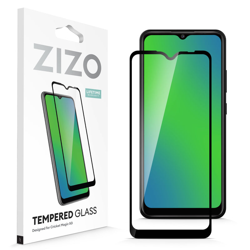 Load image into Gallery viewer, ZIZO TEMPERED GLASS Screen Protector for Cricket Magic 5G - Black
