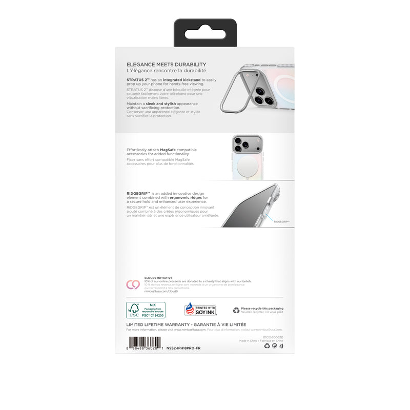 Load image into Gallery viewer, Nimbus9 Stratus 2 iPhone 18 Pro MagSafe Case - Frost
