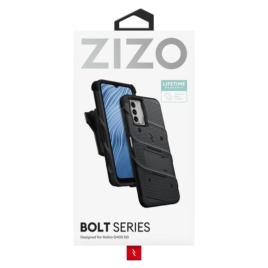 ZIZO BOLT Bundle Nokia G400 5G Case - Black