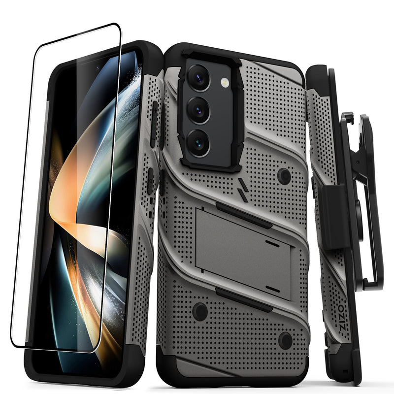 Load image into Gallery viewer, ZIZO BOLT Bundle Galaxy S23 Case - Gun Metal Gray
