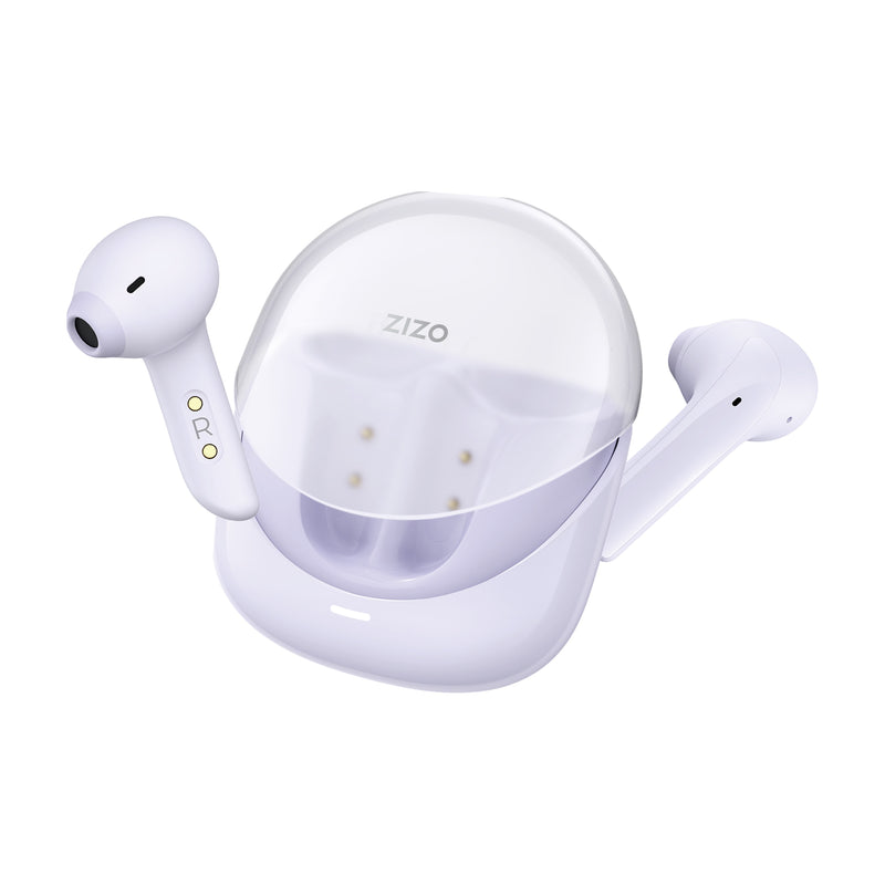 Load image into Gallery viewer, ZIZO Tempo Z1 Wireless Earbuds - Lilac
