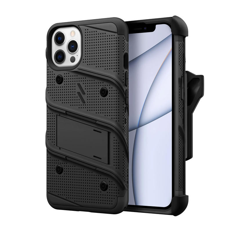 Load image into Gallery viewer, ZIZO BOLT Bundle iPhone 13 Pro Case - Black
