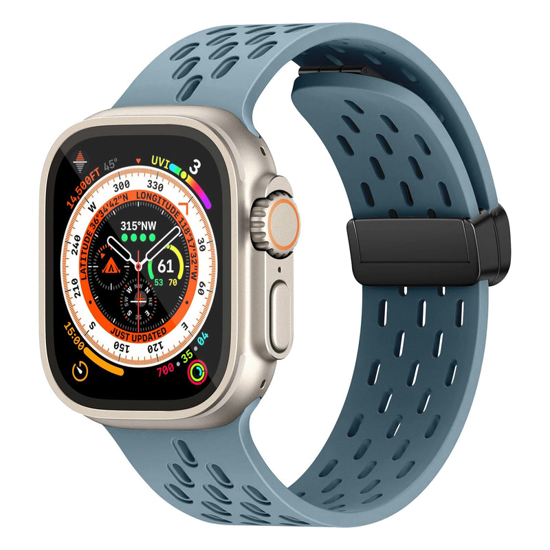 Load image into Gallery viewer, Nimbus9 FlexFit Sport Band for Apple Watch 44/45/46/49mm - Midnight Blue
