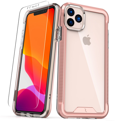 ZIZO ION iPhone 11 Pro Max Case (Rose Gold/Clear)