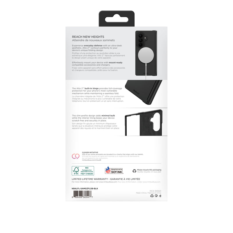 Load image into Gallery viewer, Nimbus9 Alto Galaxy Z Fold8 Ultra Soft-Touch MagSafe Case - Black

