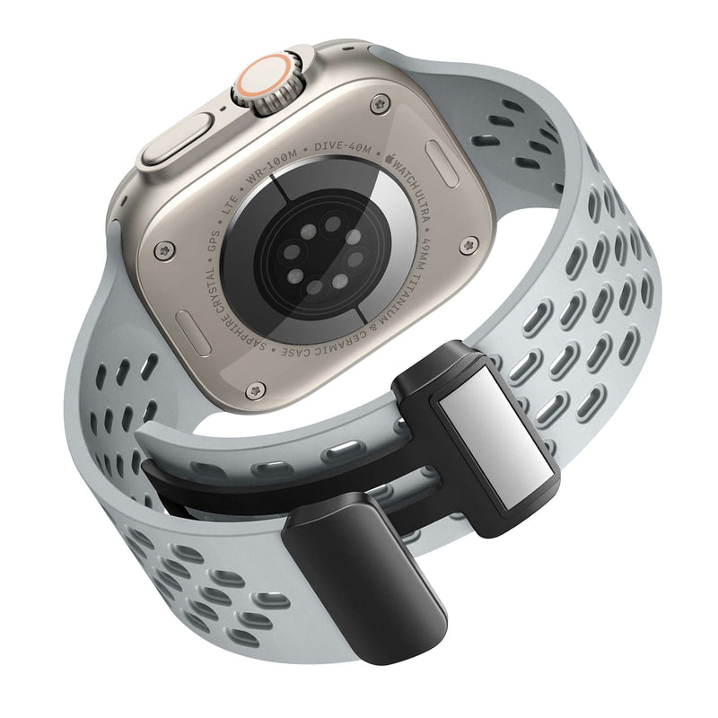 Load image into Gallery viewer, Nimbus9 FlexFit Sport Band for Apple Watch 44/45/46/49mm - Cool Gray
