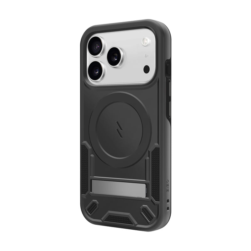 Load image into Gallery viewer, ZIZO Transform Series iPhone 18 Pro Kickstand MagSafe Case - Black
