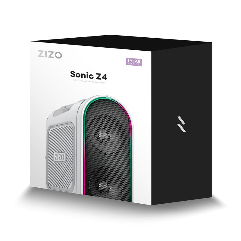 Load image into Gallery viewer, ZIZO Sonic Z4 Portable Wireless Speaker - Lunar White
