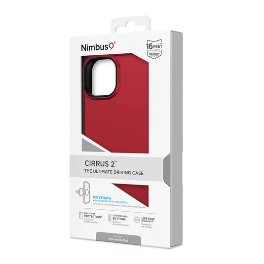 Nimbus9 Cirrus 2 iPhone 15 Plus MagSafe Case - Crimson