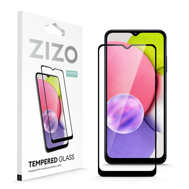 Load image into Gallery viewer, ZIZO TEMPERED GLASS Screen Protector for Galaxy A03s - Black
