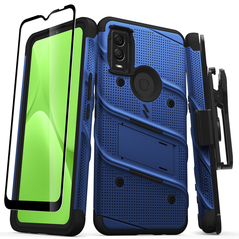 Load image into Gallery viewer, ZIZO BOLT Bundle Cricket Innovate E 5G Case - Blue
