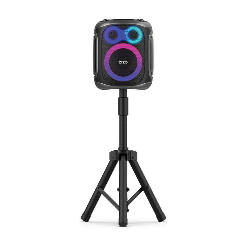 Load image into Gallery viewer, ZIZO Tune Z5 Karaoke Speaker w/ Wireless Mics and Stand - Black
